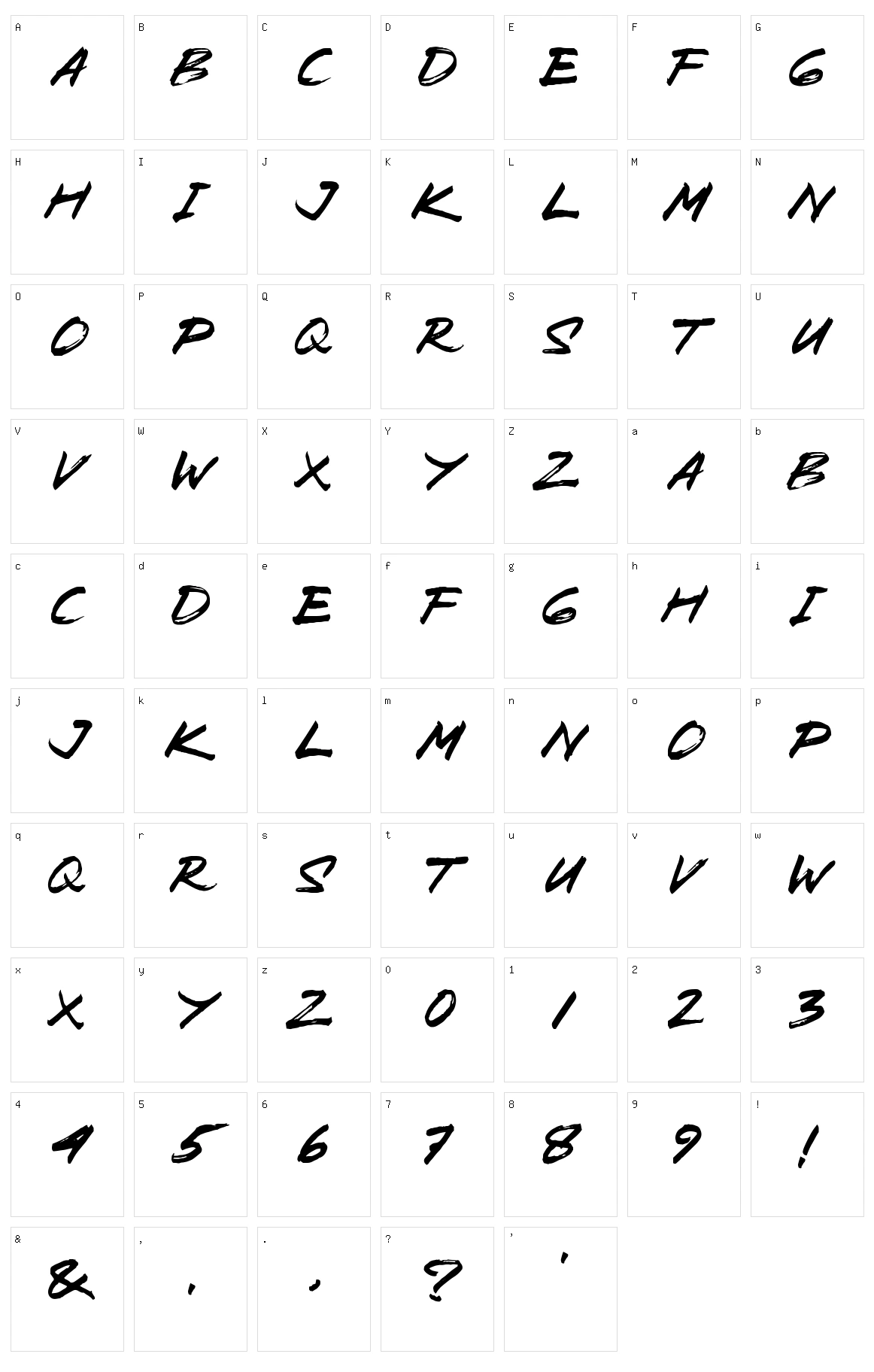 Zombie Carshel Character Set