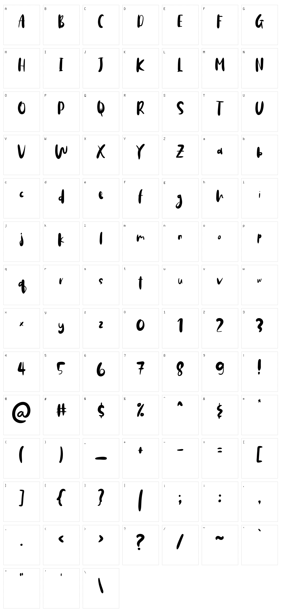 Pastel Character Set