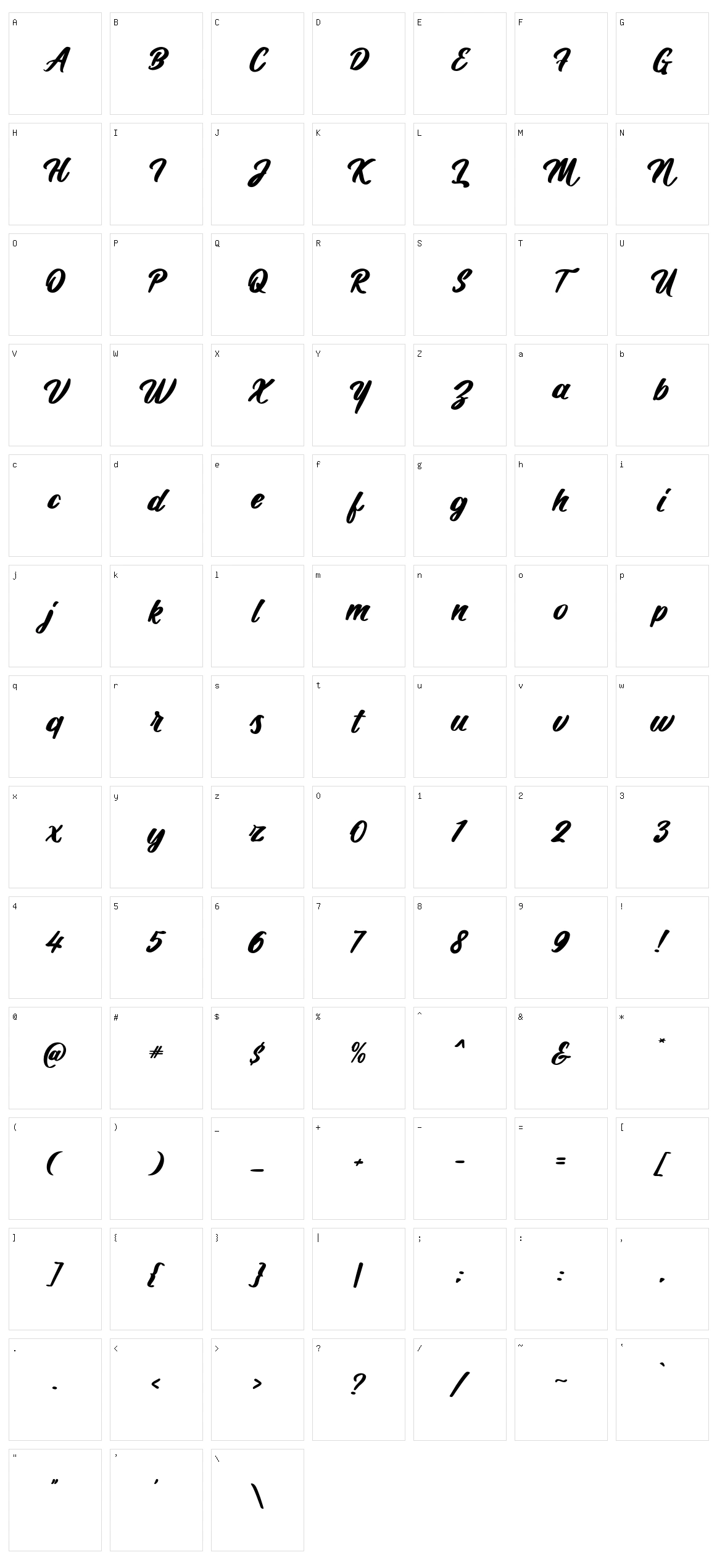 Hotline Character Set