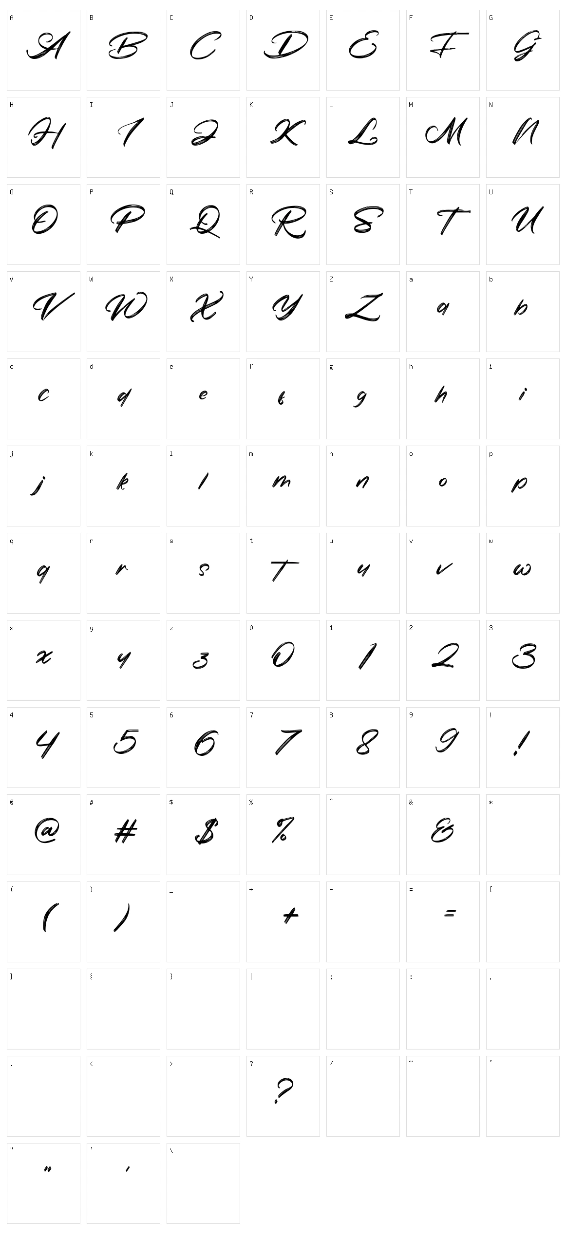 Whisper Character Set