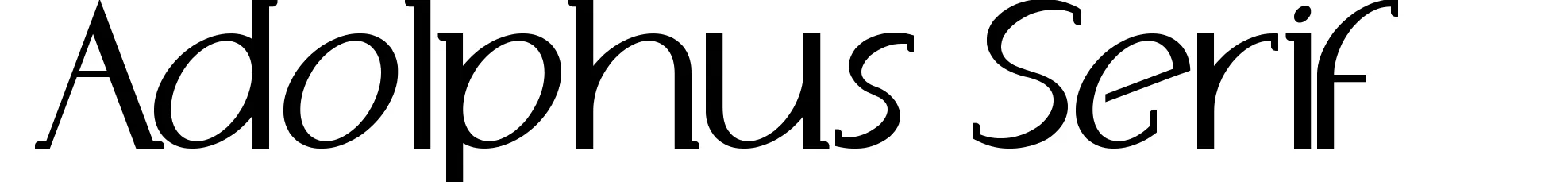 Adolphus Serif