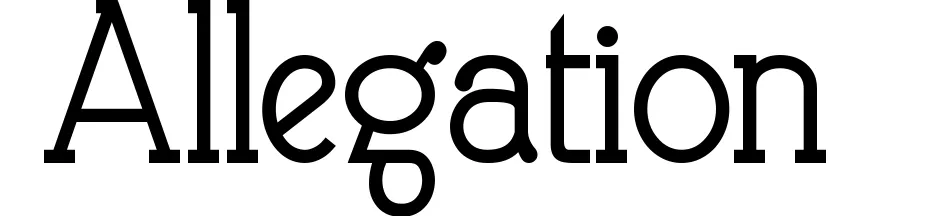 Allegation