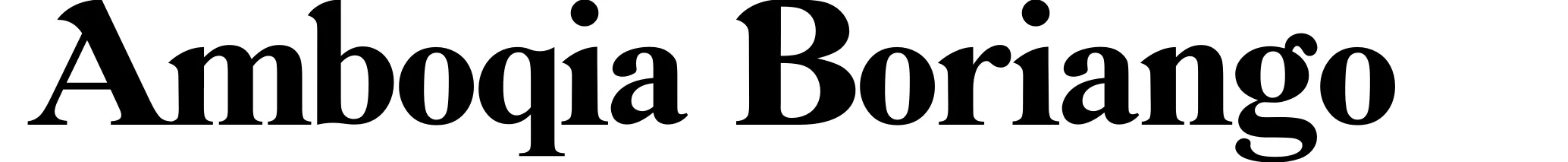 Amboqia Boriango