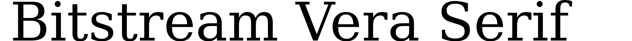 Bitstream Vera Serif