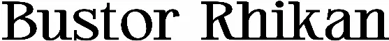 Bustor Rhikan