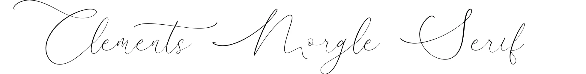 Clements Morgle Serif