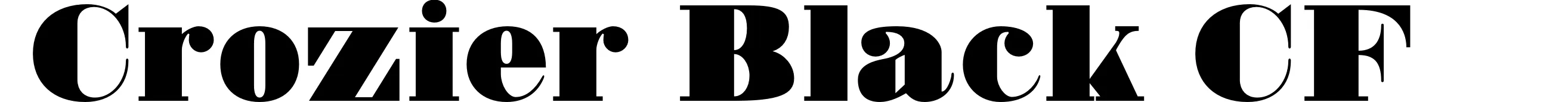 Crozier Black CF