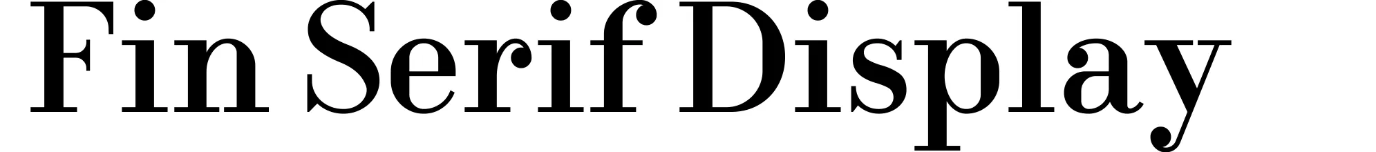 Fin Serif Display