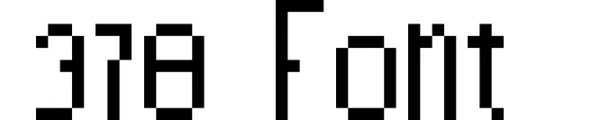 378 Font