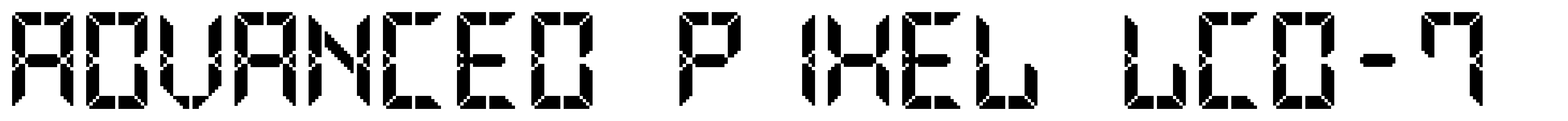Advanced Pixel LCD-7