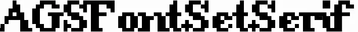 AGSFontSetSerif