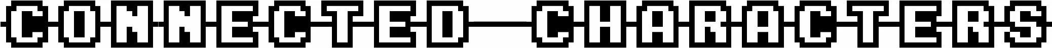 Connected Characters