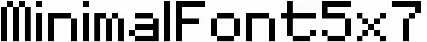 MinimalFont5x7