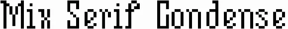 Mix Serif Condense