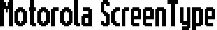 Motorola ScreenType