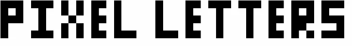 Pixel Letters