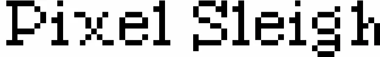 Pixel Sleigh