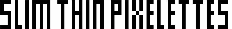 Slim Thin Pixelettes