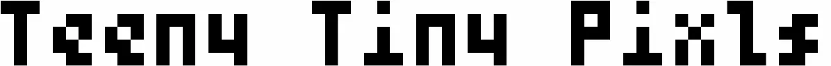 Teeny Tiny Pixls