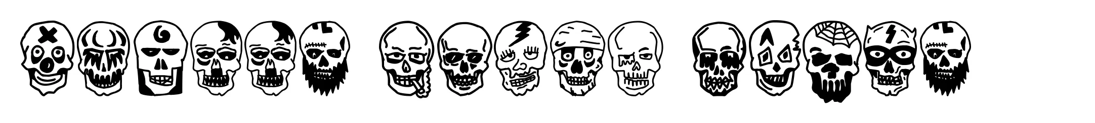 Skulls Party Icons