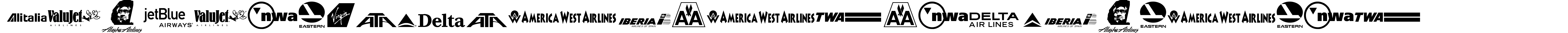 Airline Logos Past and Present
