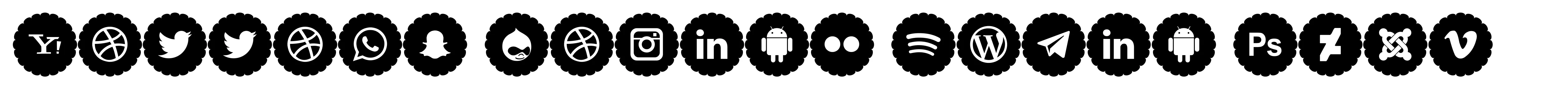 Bottons Social Media 2019