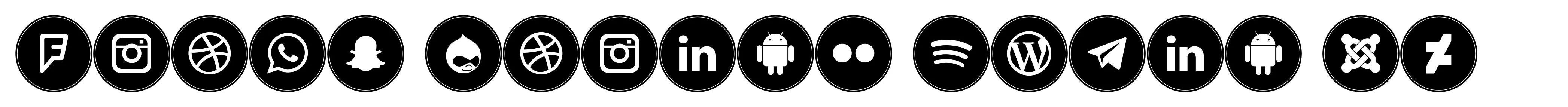 Icons Social Media 10