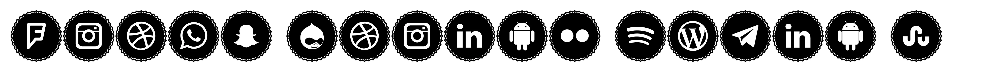 Icons Social Media 3