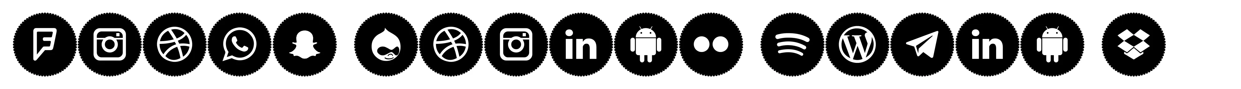 Icons Social Media 4