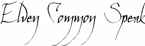 Elven Common Speak