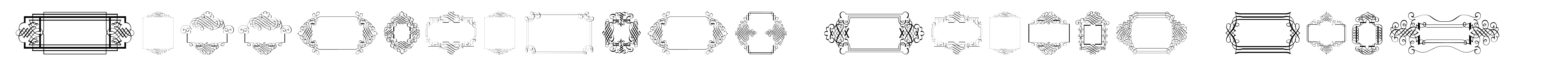 Calligraphic Frames Soft