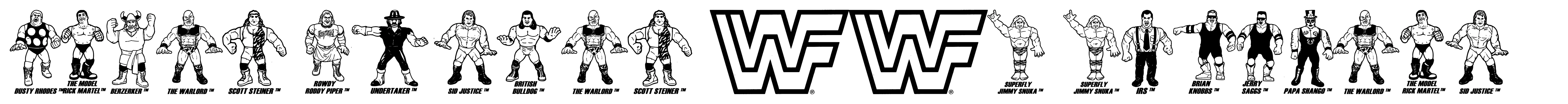Retro Hasbro WWF Figures