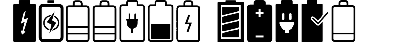 Battery Icons