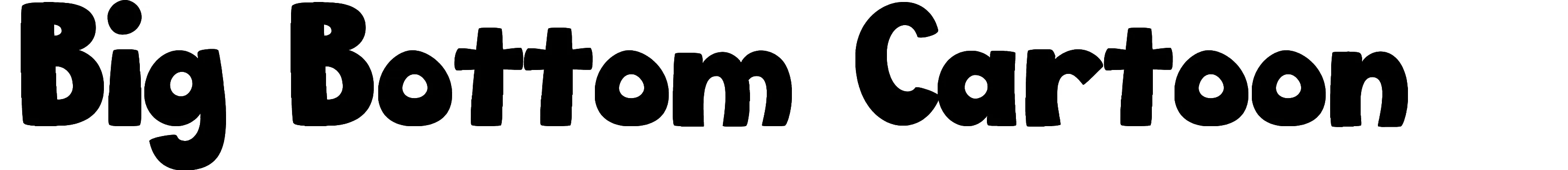 Big Bottom Cartoon