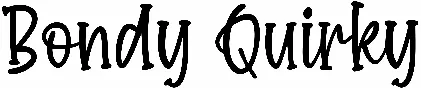 Bondy Quirky