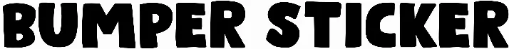 Bumper Sticker