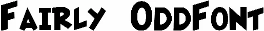 Fairly OddFont