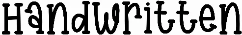 Handwritten