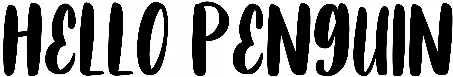 Hello Penguin