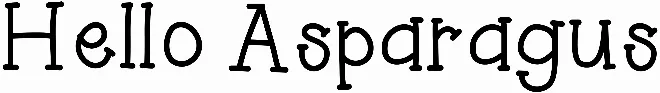 Hello Asparagus