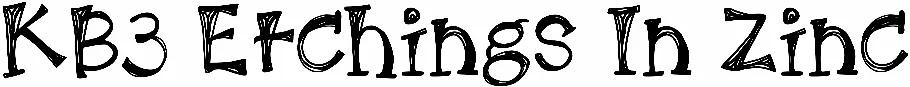 KB3 Etchings In Zinc
