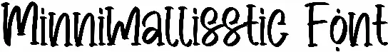 Minnimallisstic Font