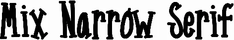 Mix Narrow Serif