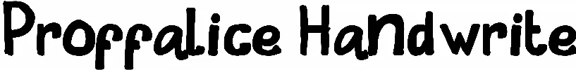 Proffalice Handwrite