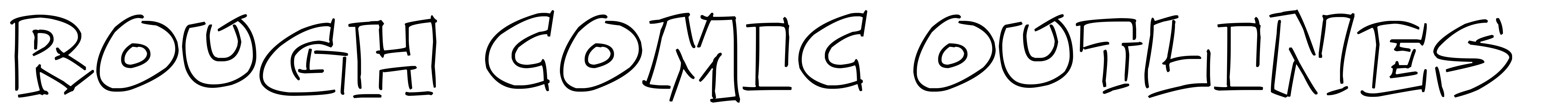 Rough Comic Outlines