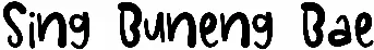 Sing Buneng Bae