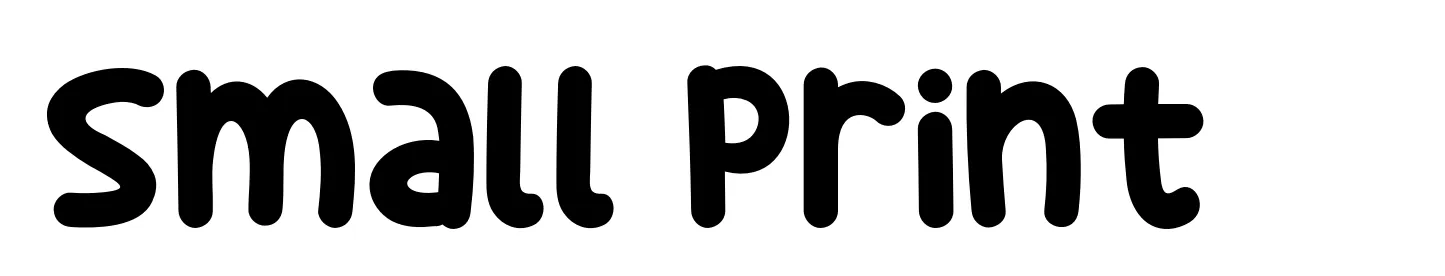 Small Print