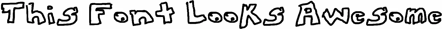 This Font Looks Awesome