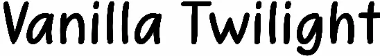 Vanilla Twilight