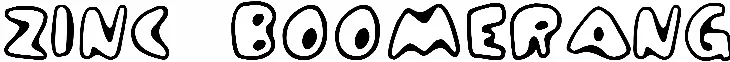 Zinc Boomerang